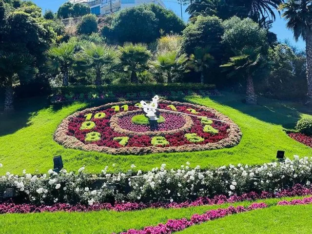 The flower clock in Viña del Mar, Chile